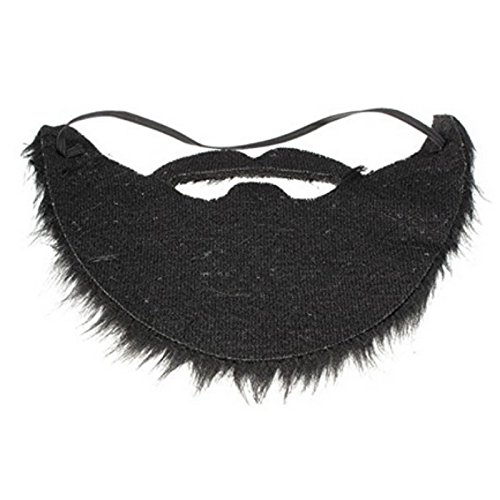 Sofeiyan Funny Costume Party Male Man Halloween Beard Easter Party Cosplay Facial Supplies Disguise Game Black Mustache