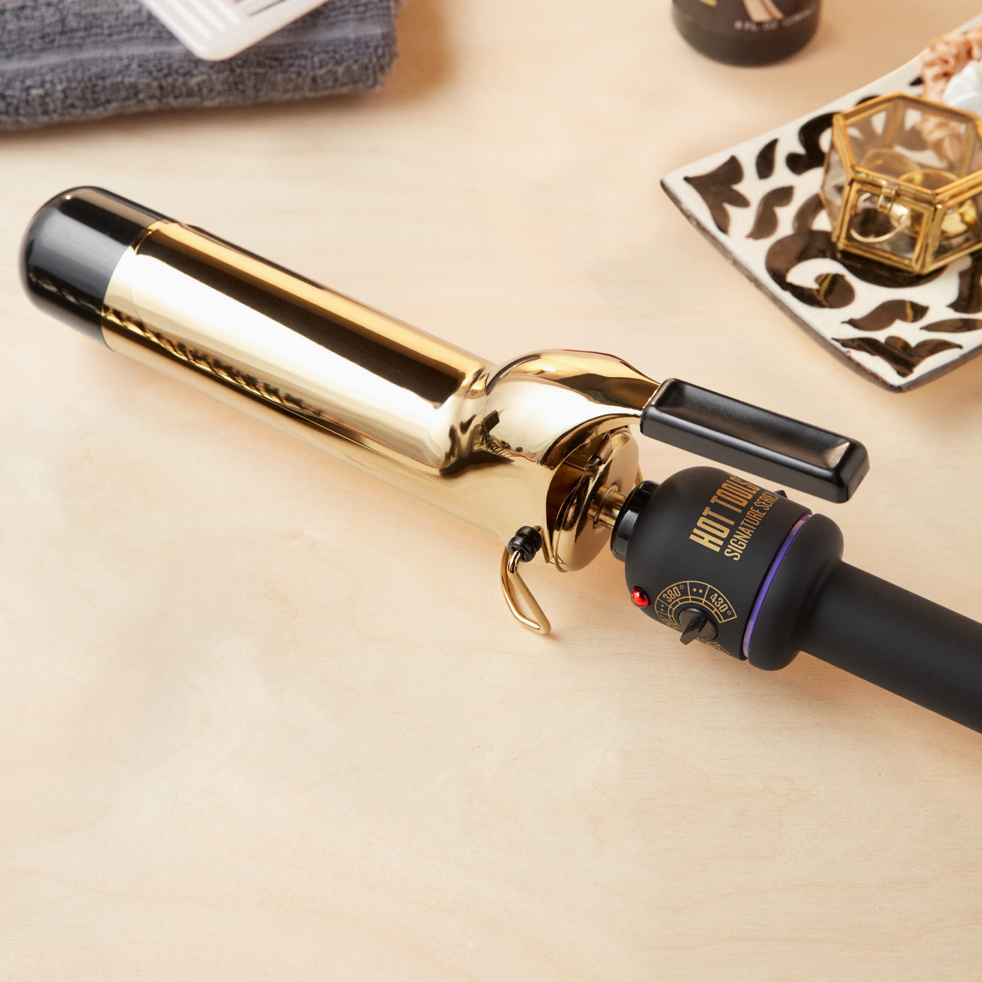 Sofeiyan Hot Tools 1 1/2" Curling Iron for Beginners | Long-Lasting Results, Defined Curls and Easy to Use with Temperature Control for All Hair Types up to 430℉