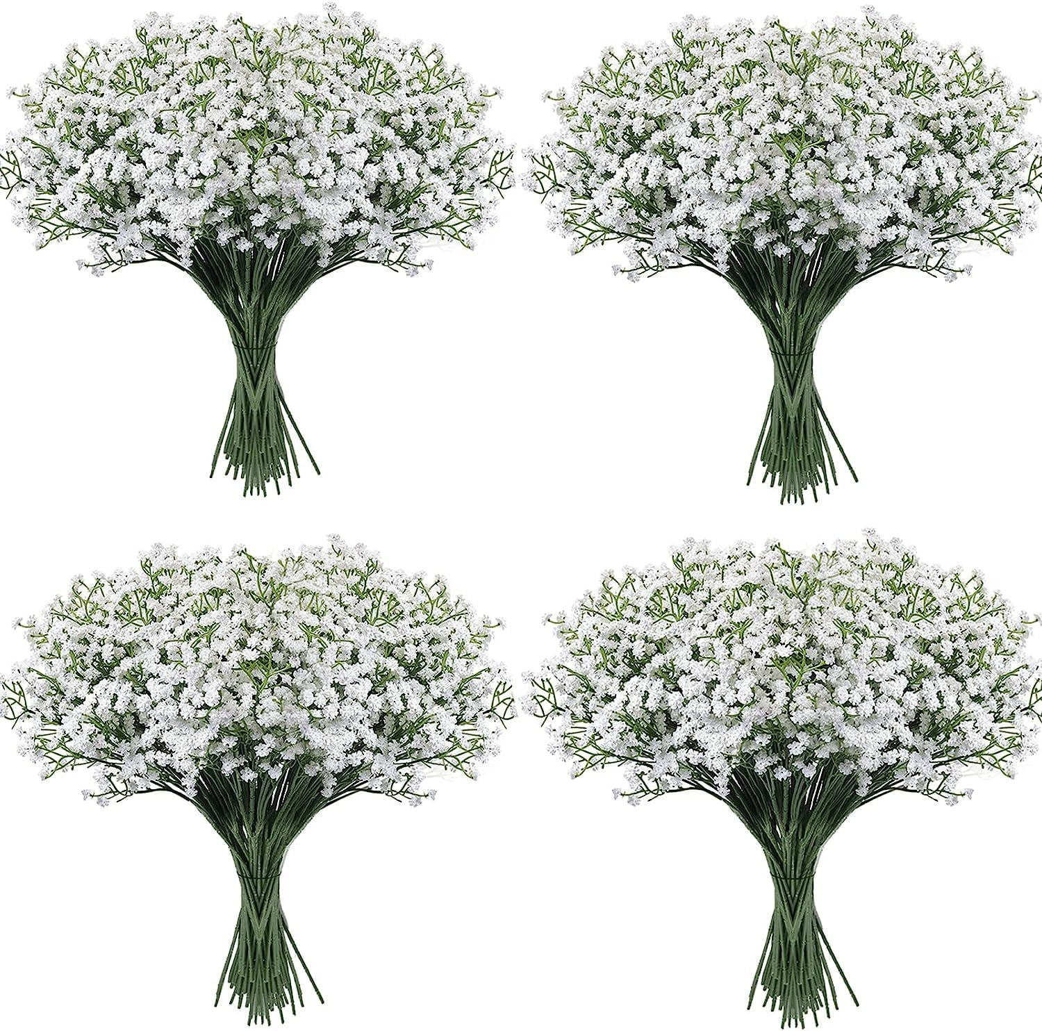 Sofeiyan Babys Breath Artificial Flowers,30 Pcs Gypsophila Real Touch Flowers for Wedding Party Home Garden Decoration
