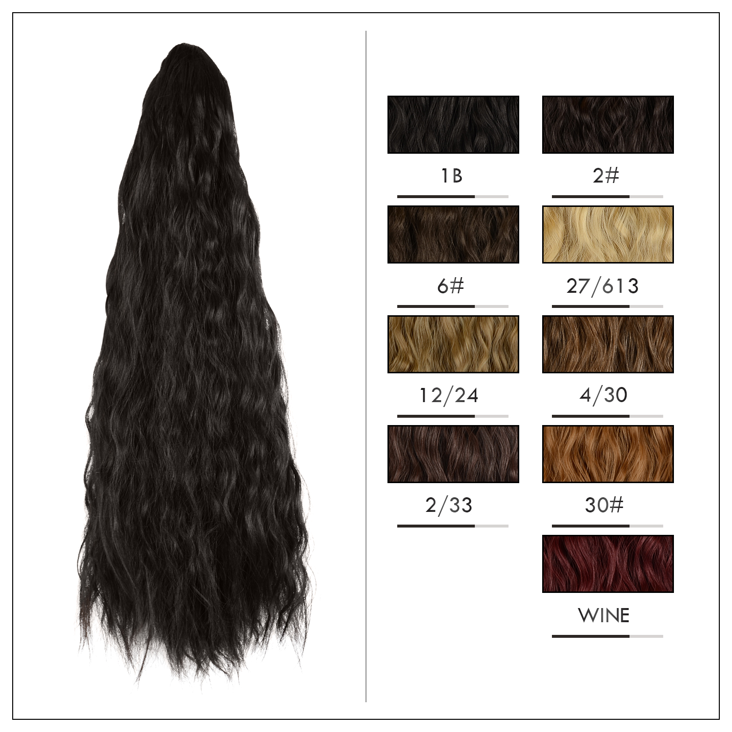 Sofeiyan Claw Clip in Ponytail Hair Extension Synthetic Long Corn Wave 20 Inch Curly Ponytail Hairpiece for Women Daily Party Use, Natural Black Sofeiyan Claw Clip in Ponytail Hair Extension Synthetic Long Corn Wave 20 Inch Curly Ponytail Hairpiece for Women Daily Party Use, Natural Black